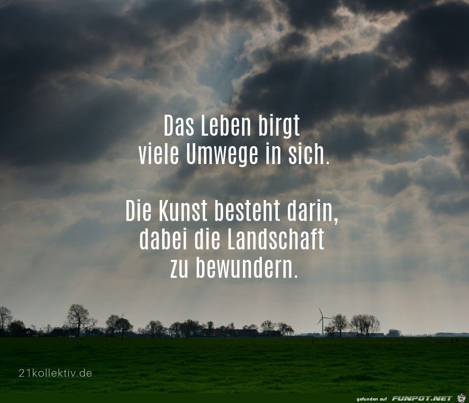 das Leben birgt