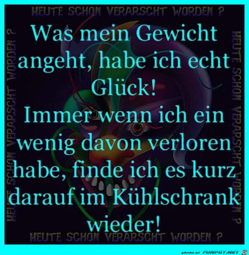 Glück beim Gewicht Glück beim Gewicht