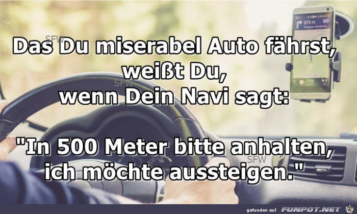 Das Du miserabel Auto