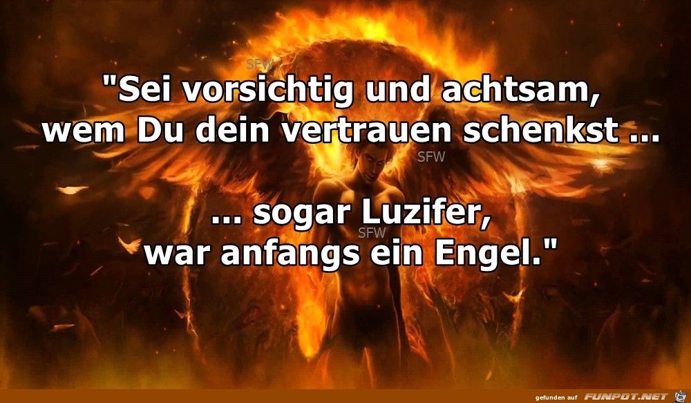 Sei vorsichtig Sei vorsichtig
