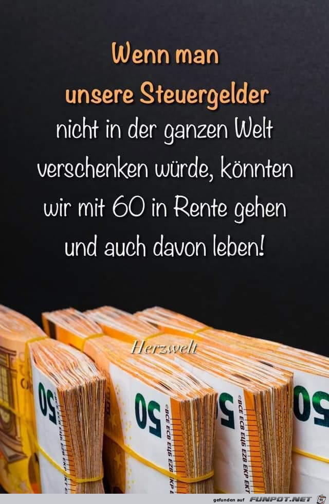 Steuergelder Steuergelder