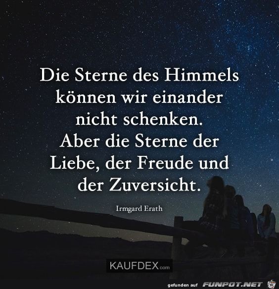 die Sterne des Himmels