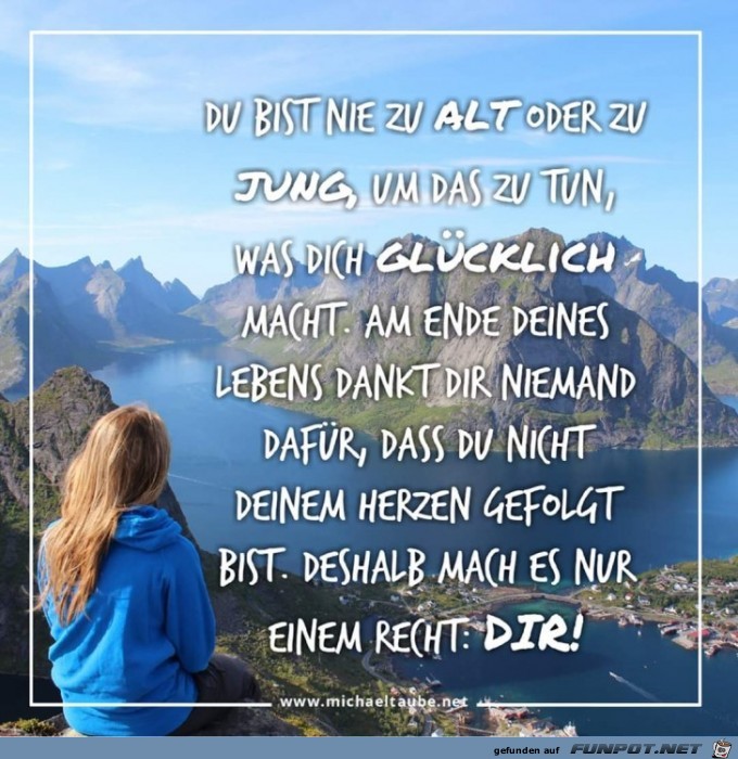 du bist nie zu alt du bist nie zu alt