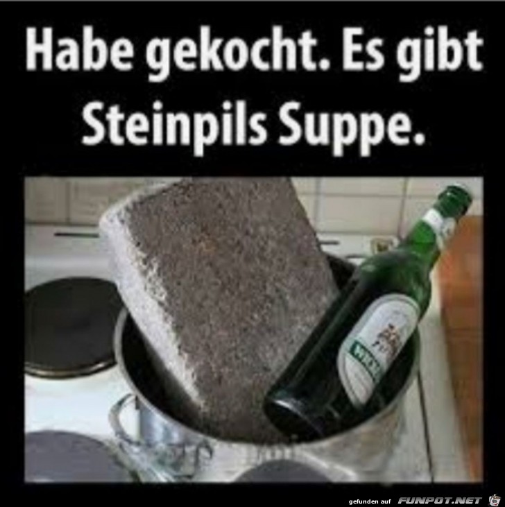 Steinpils-Suppe