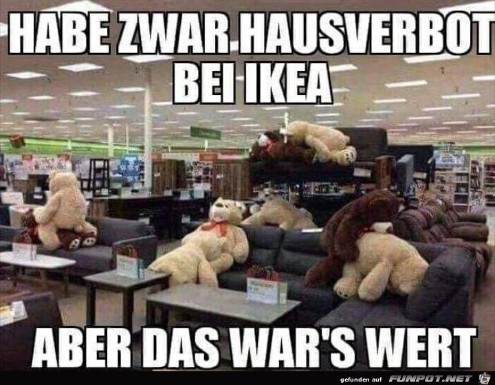 Hausverbot bei IKEA Hausverbot bei IKEA