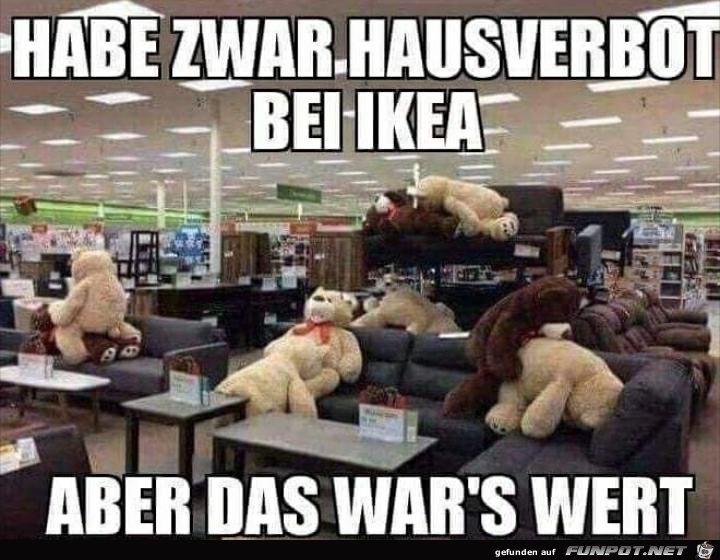 Hausverbot bei IKEA