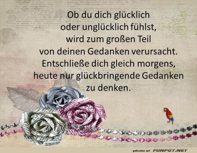 Ob du dich gluecklich fuehlst Ob du dich gluecklich fuehlst