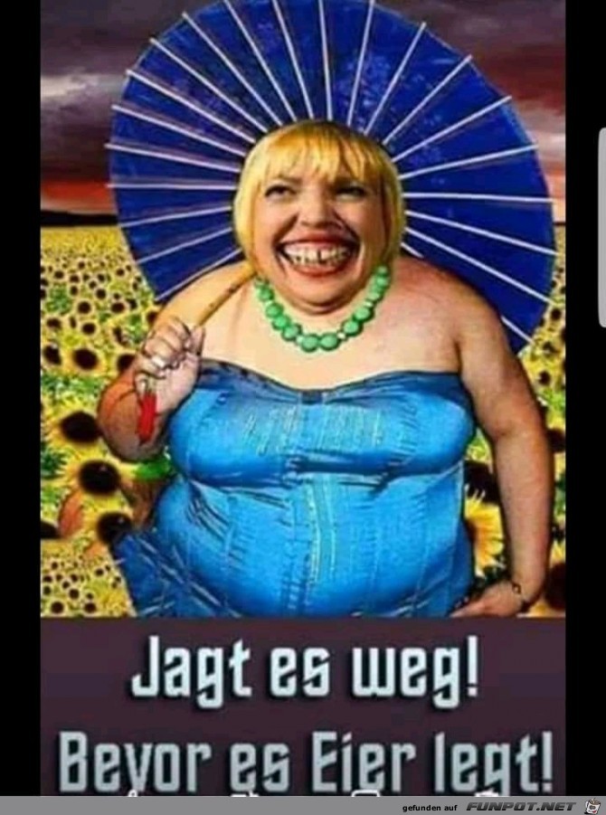 Jagt es weg