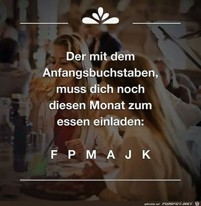 Zum Essen einladen