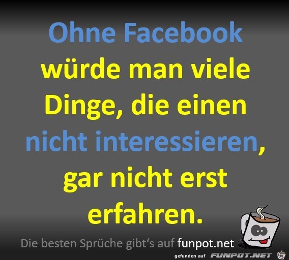 Ohne Facebook