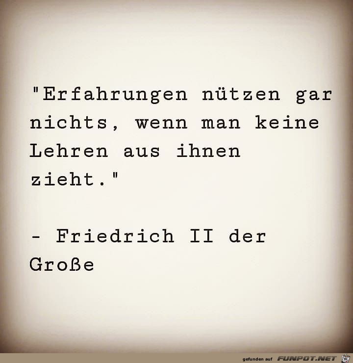 Erfahrungen nutzen gar nichts Erfahrungen nutzen gar nichts