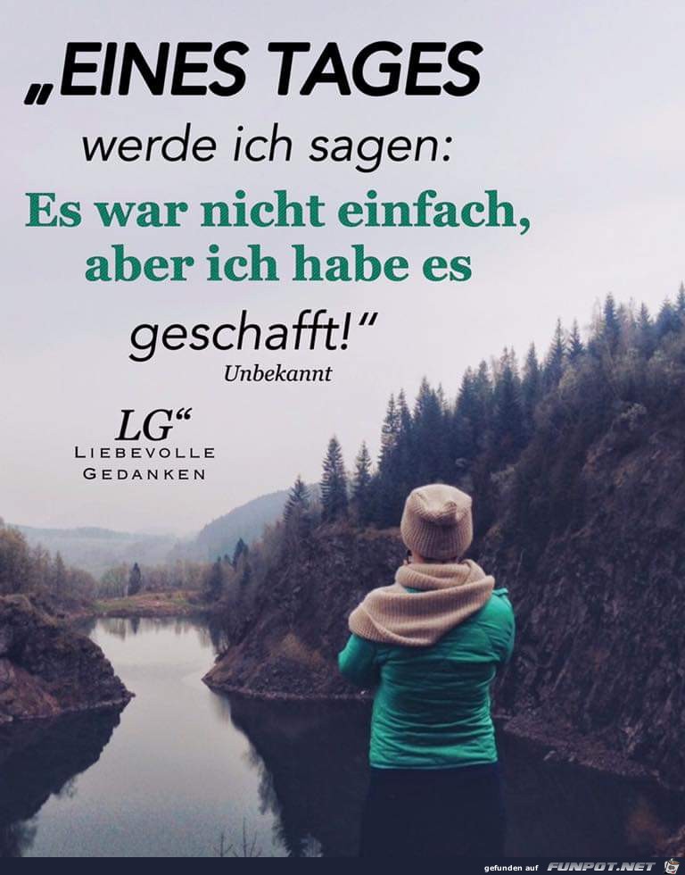 eines Tages