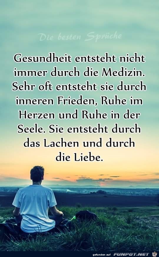 Gesundheit entsteht nicht Gesundheit entsteht nicht