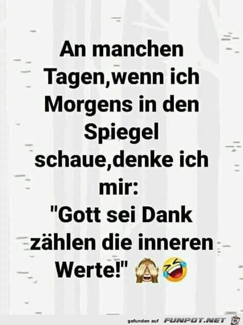 an manchen Tagen an manchen Tagen