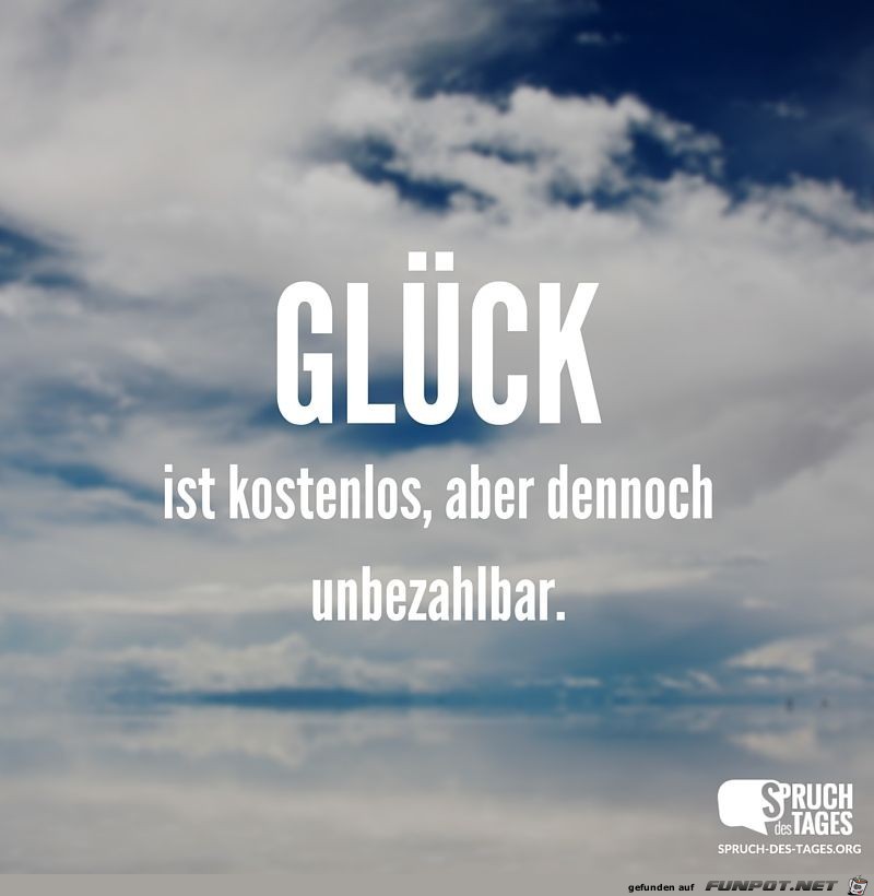 glueck ist kostenlos