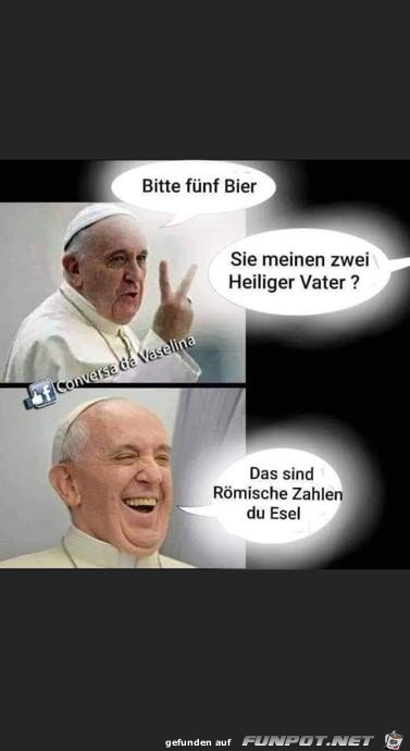 Witziges Bild Papst - Tausende Bilder Auf FUNPOT