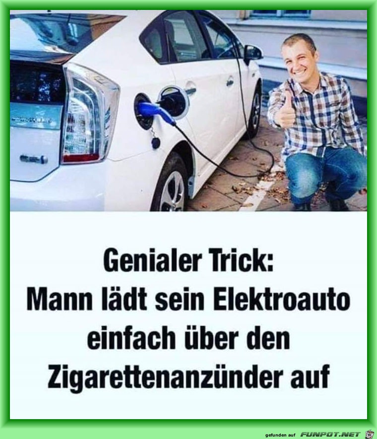 Genialer Trick beim E-Auto Genialer Trick beim E-Auto
