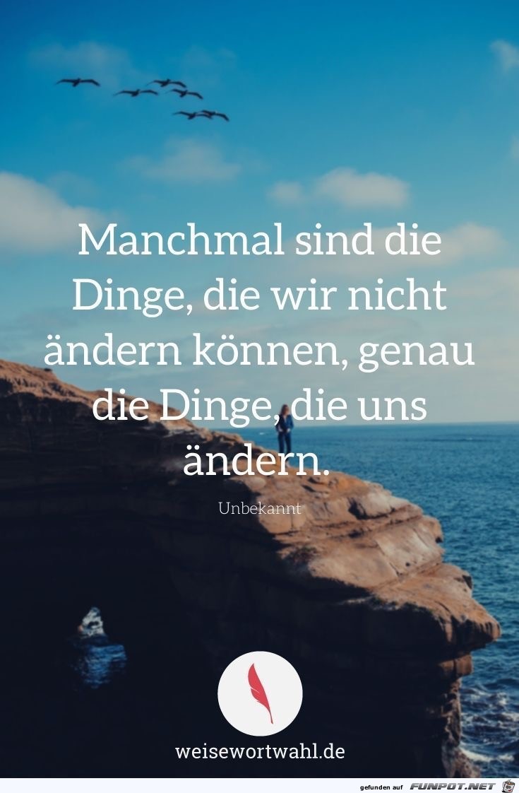 manchmal sind die Dinge