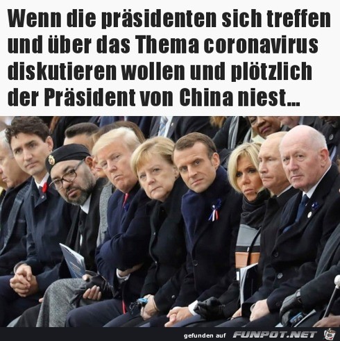 Chinas Präsident niest Chinas Präsident niest