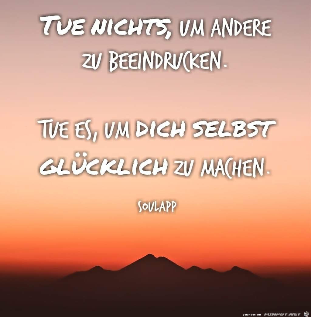 tue nichts um andere