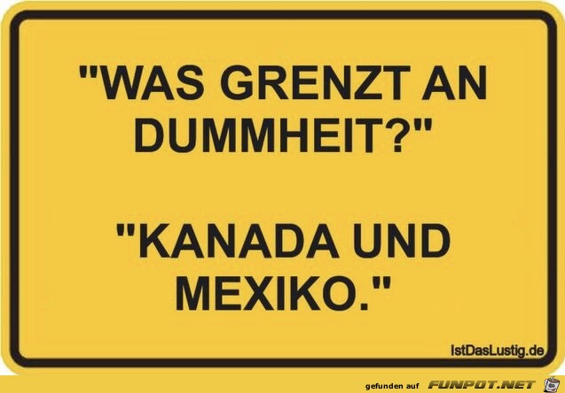 Was grenzt an Dummheit?