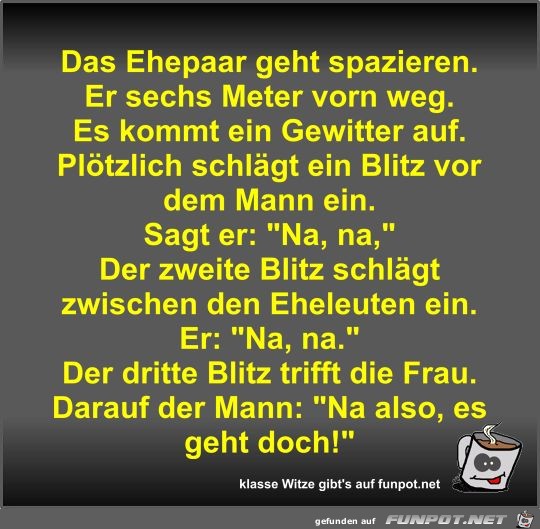 Das Ehepaar geht spazieren Das Ehepaar geht spazieren