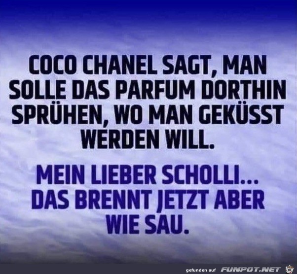 Coco Chanel sagt