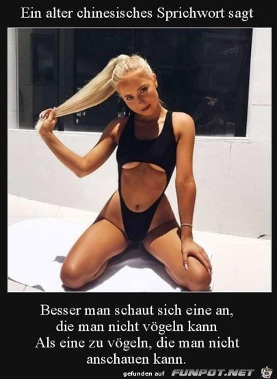 Ein altes chinesisches Sprichwort sagt Ein altes chinesisches Sprichwort sagt