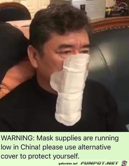 Neue Variante der Atemschutzmaske