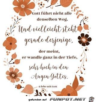 Gott fuehrt nicht alle denselben Weg Gott fuehrt nicht alle denselben Weg