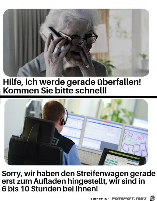 Ich werde gerade überfallen Ich werde gerade überfallen