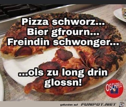 pizza schwarz