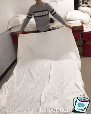 So bezieht man ein Bett