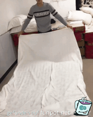 So bezieht man ein Bett So bezieht man ein Bett