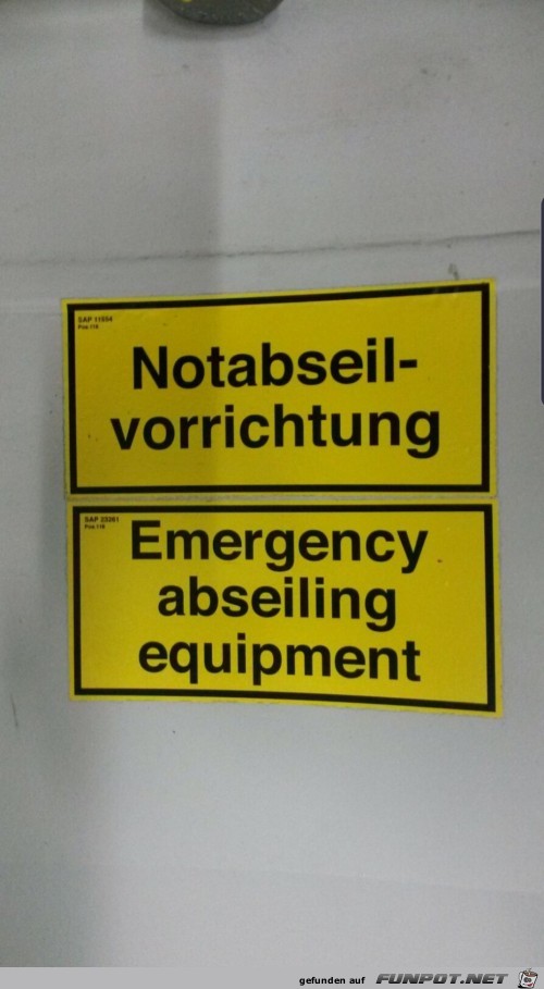 Notabseilvorrichtung