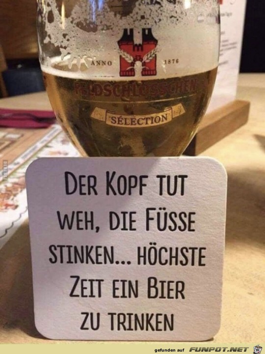 Der Kopf tut weh