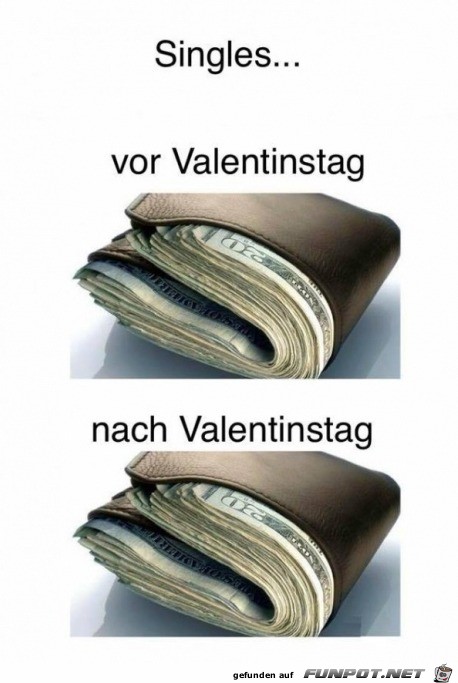 Singles vor und nach dem Valentinstag Singles vor und nach dem Valentinstag