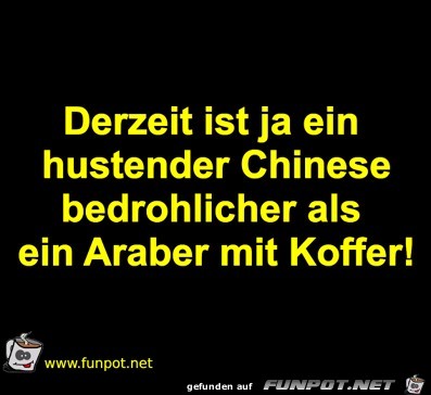 Ein hustender Chinese Ein hustender Chinese