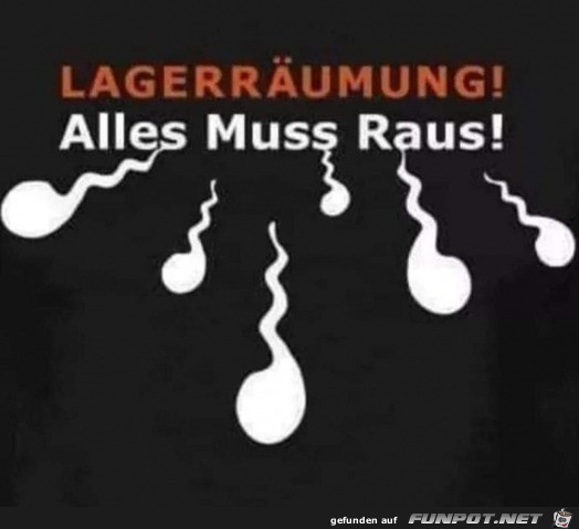 Alles muss raus