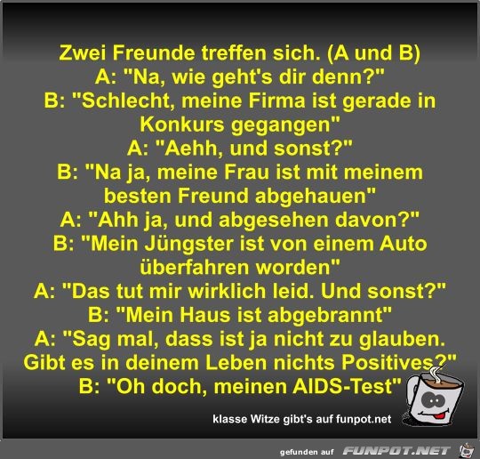 Zwei Freunde treffen sich Zwei Freunde treffen sich