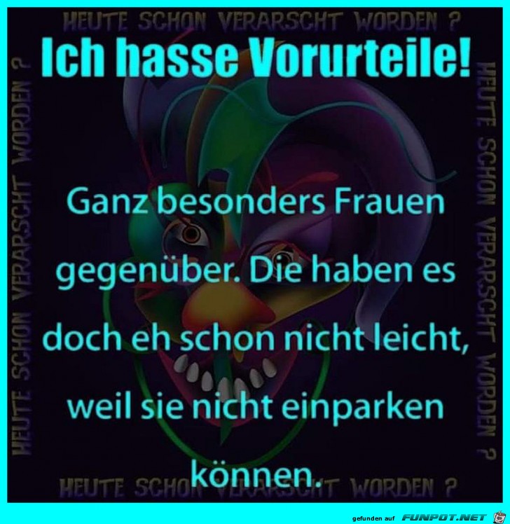 Ich hasse Vorurteile Ich hasse Vorurteile
