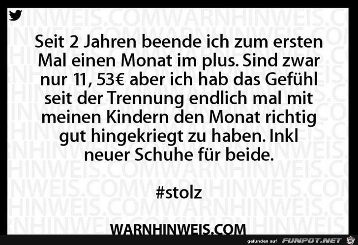 Monatsende mit Plus Monatsende mit Plus