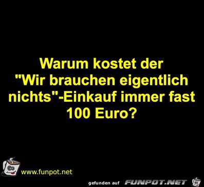 wir brauchen nichts wir brauchen nichts