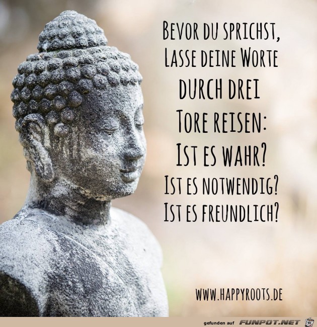 bevor du sprichst