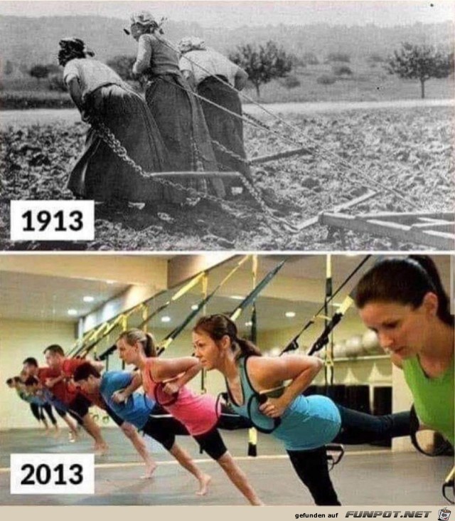 Fitne vor 100 Jahren