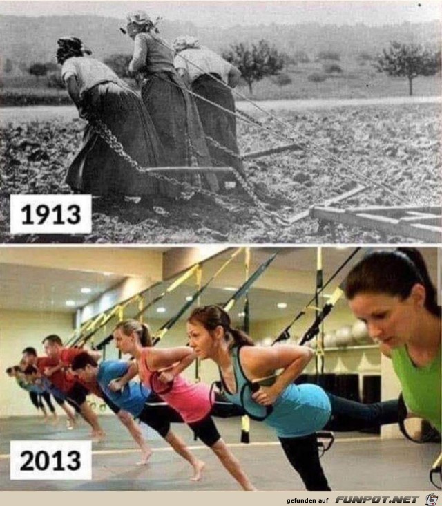 Fitneß vor 100 Jahren Fitneß vor 100 Jahren