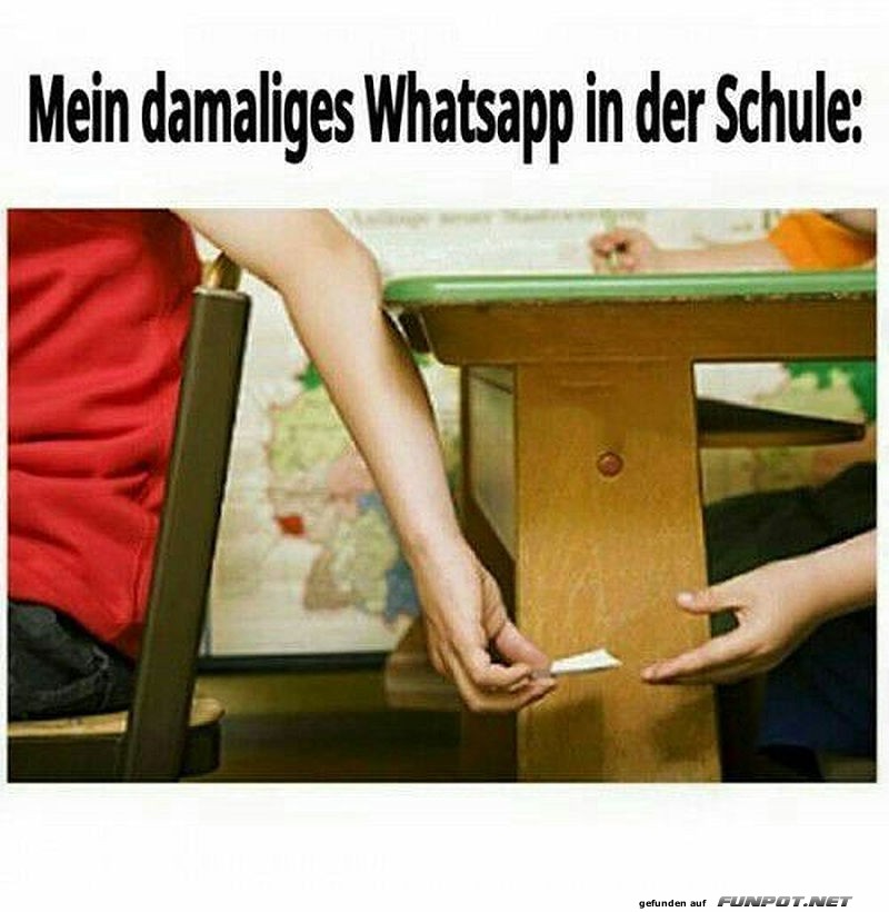 Mein damaliges WhatsApp