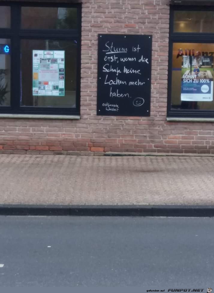 Ostfriesische Weisheit Ostfriesische Weisheit