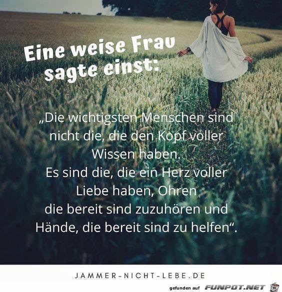 eine weise frau eine weise frau