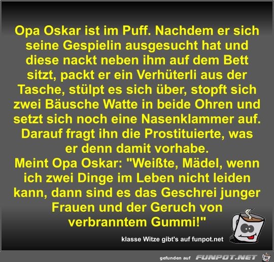 Opa Oskar ist im Puff Opa Oskar ist im Puff